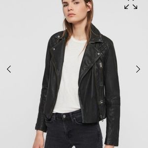All Saints Leather Moto Jacket